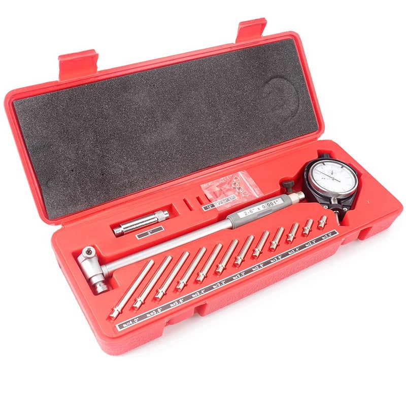 Oudtinx Dial Bore Gauge Set Range 2.0"-6.0" Diameter Indicator Measuring Engine Cylinder Tool Kit - Image 3
